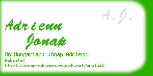 adrienn jonap business card